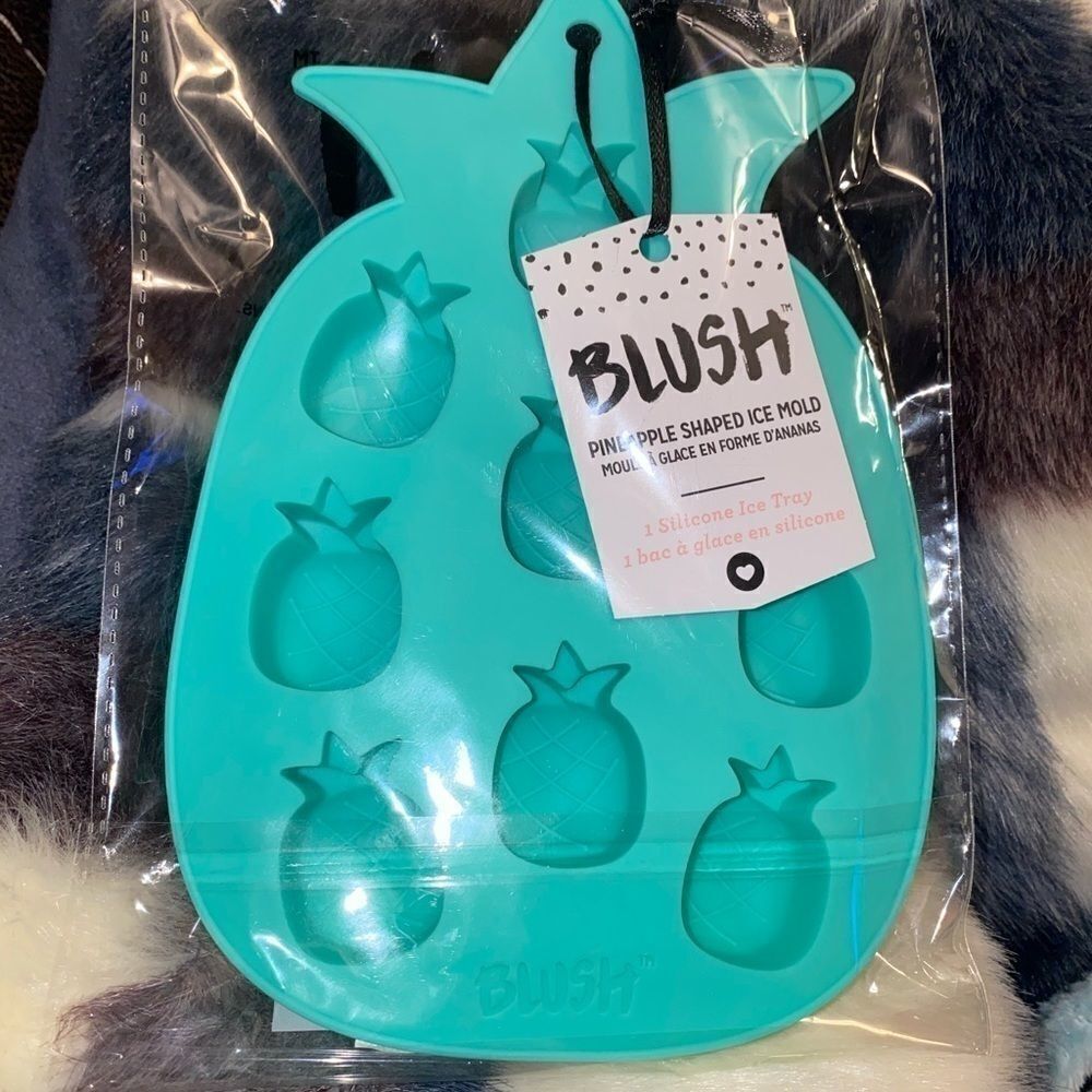 💜 Blush pineapple shaped ice mold silicone